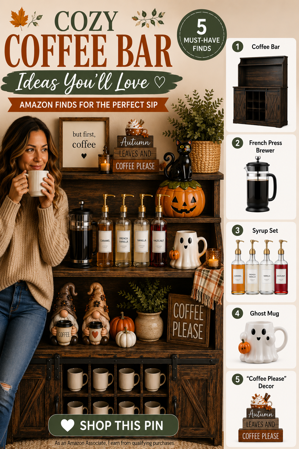 Cozy coffee bar inspiration
