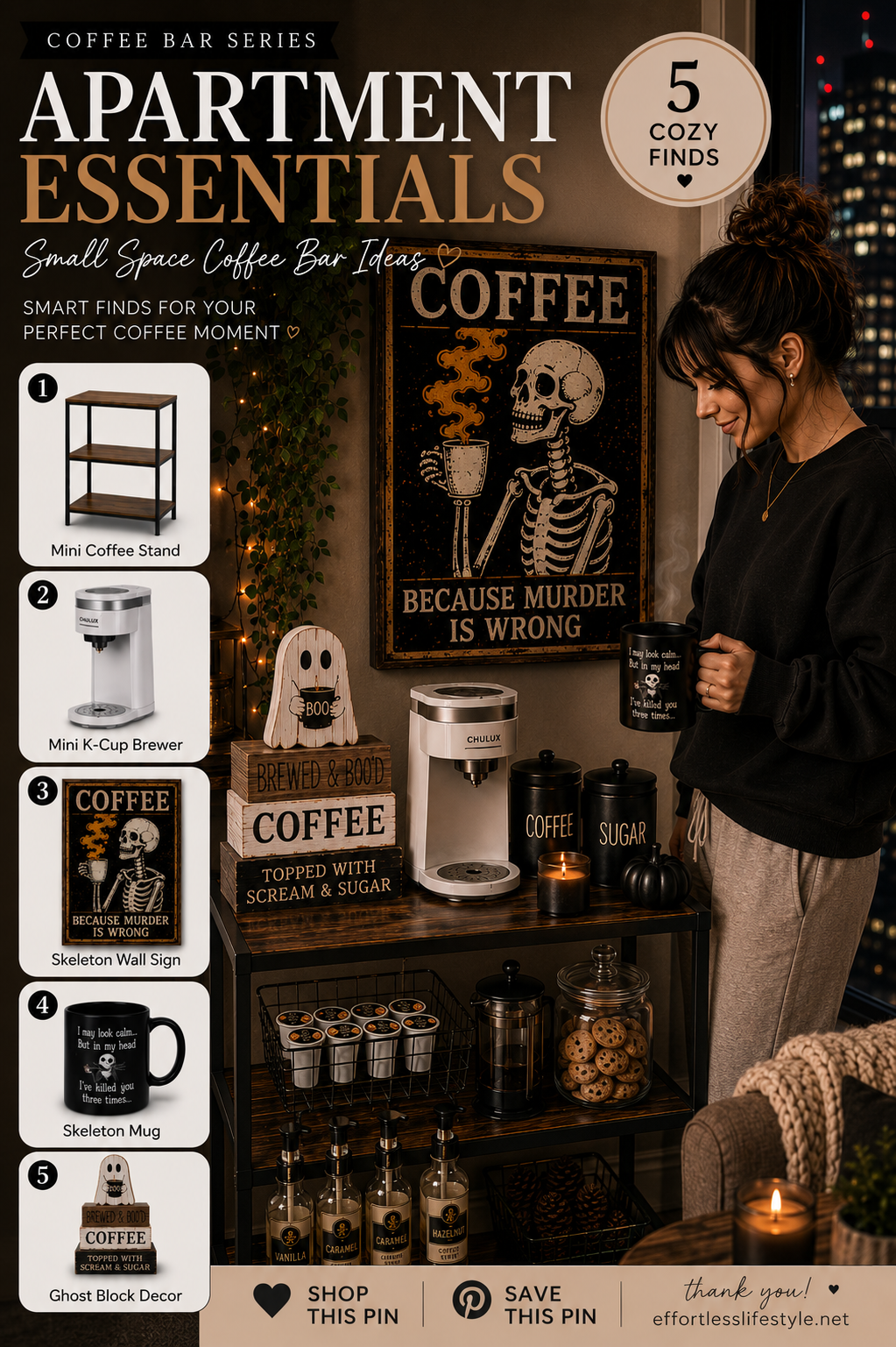 Halloween coffee bar inspiration