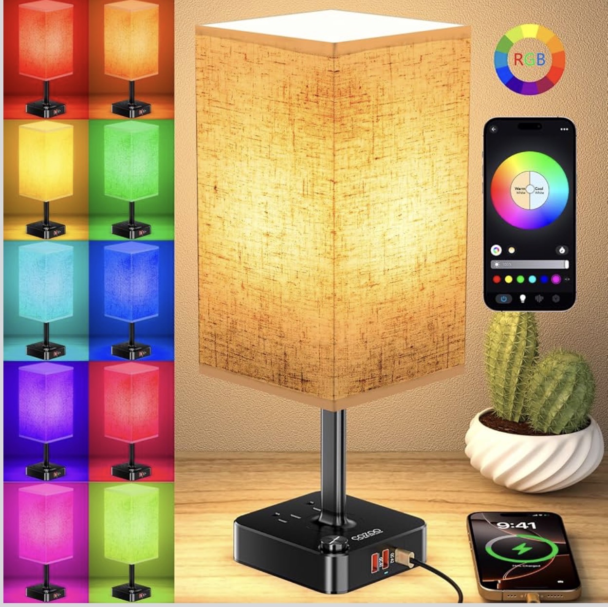 LED study lamp for a college dorm desk