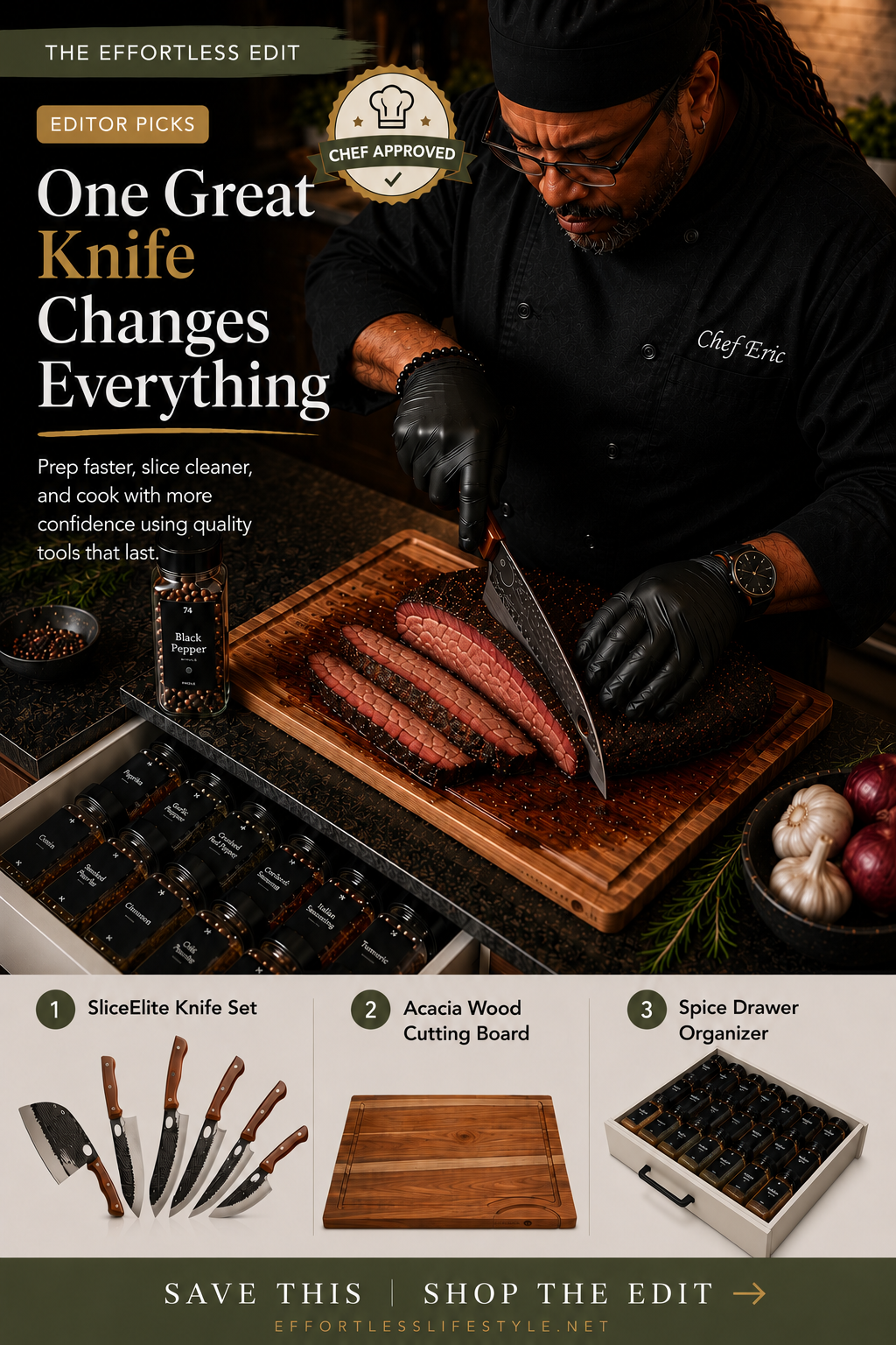 Chef Lonnie's curated kitchen picks and cooking tools