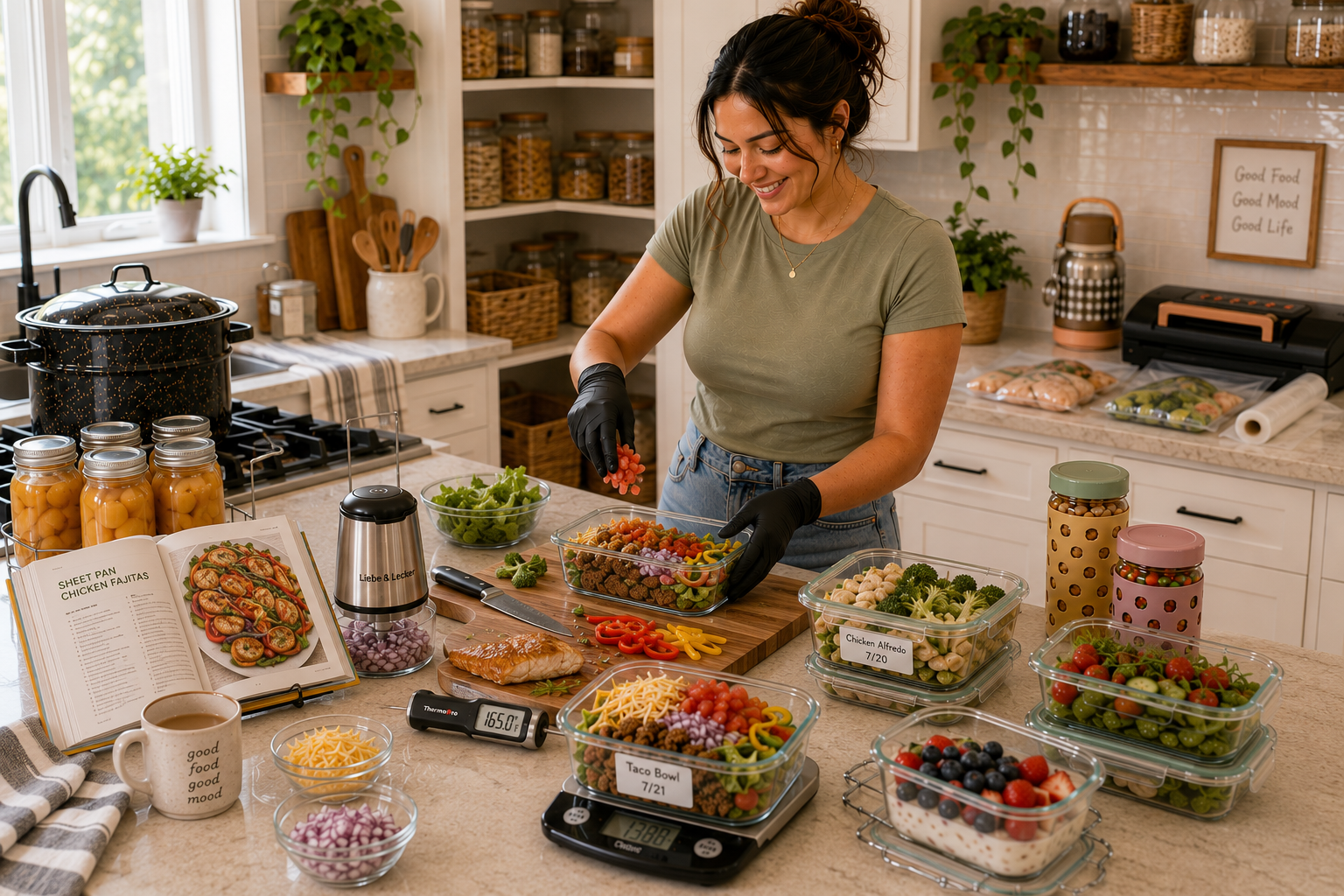 Meal prep collection with organized food preparation ideas