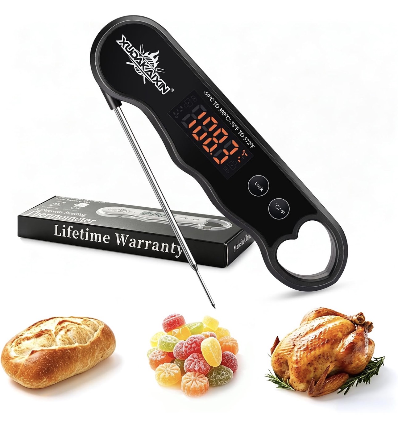 Digital meat thermometer