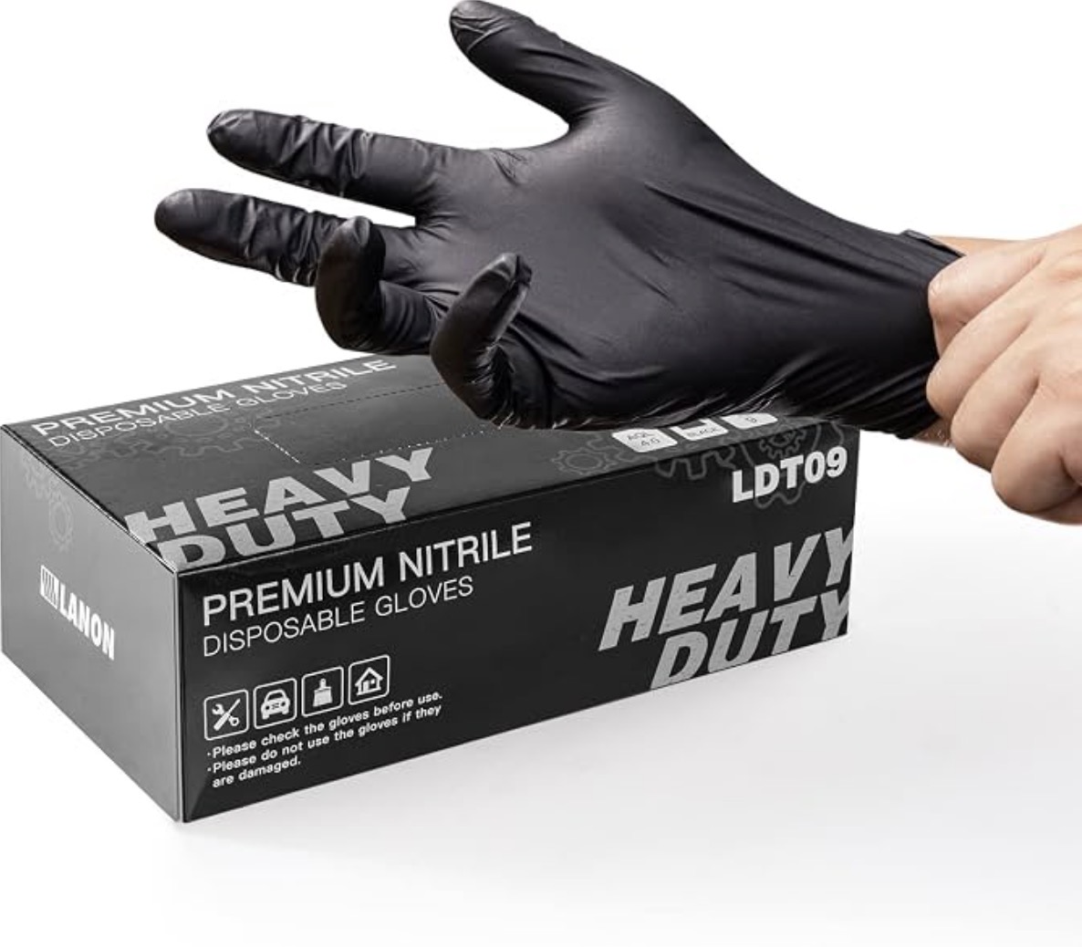 Nitrile food prep gloves