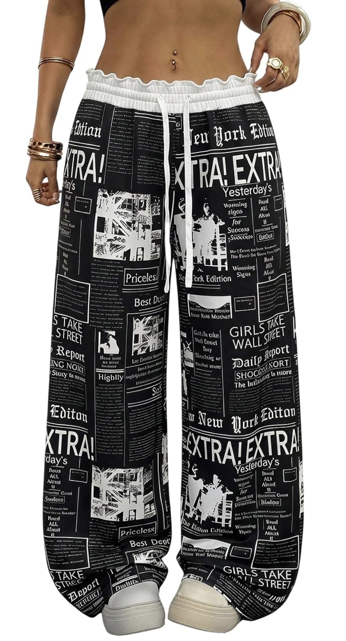 Black Baddie sweatpants styled for a comfortable college outfit