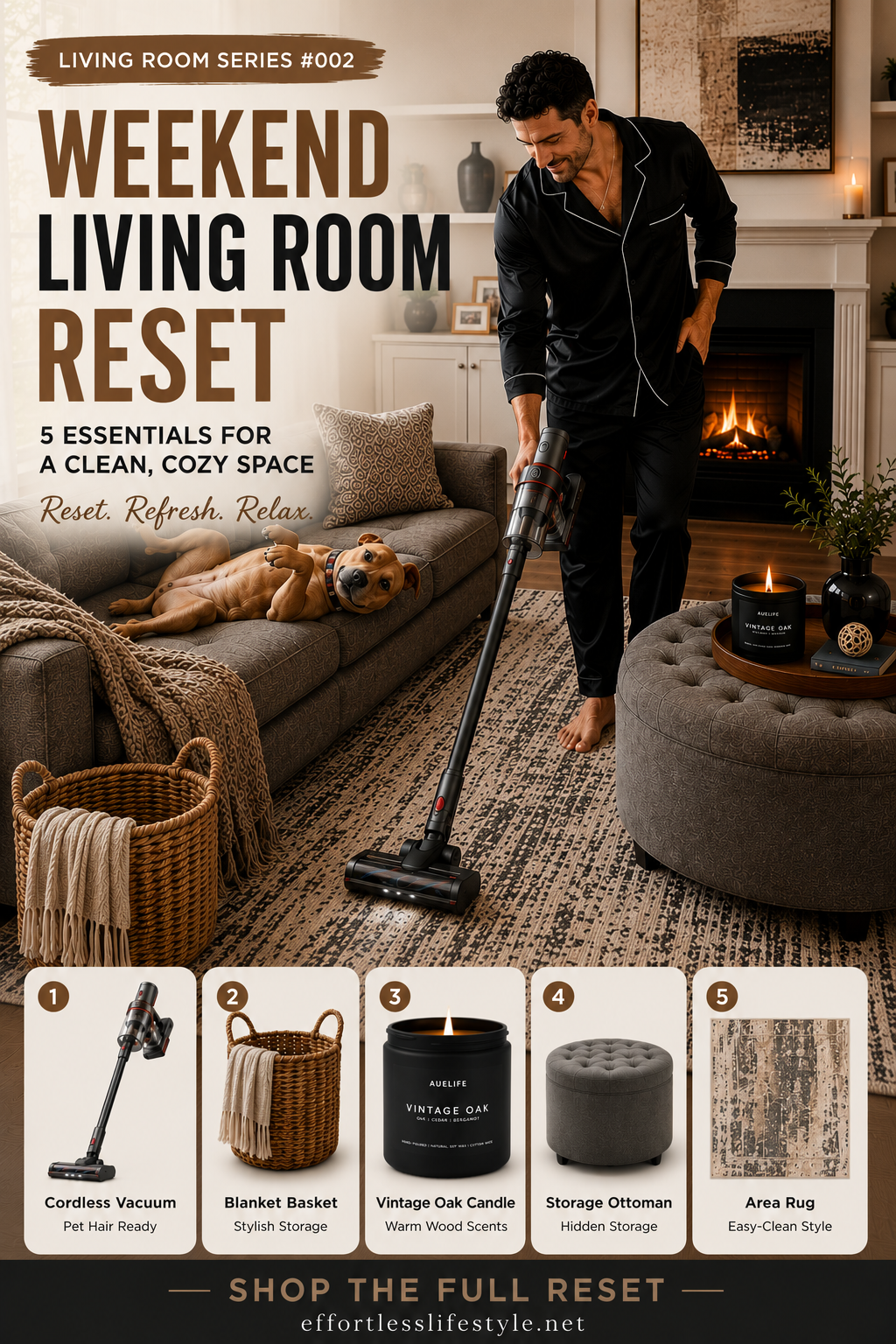 Living Room Reset curated by Julian Brooks