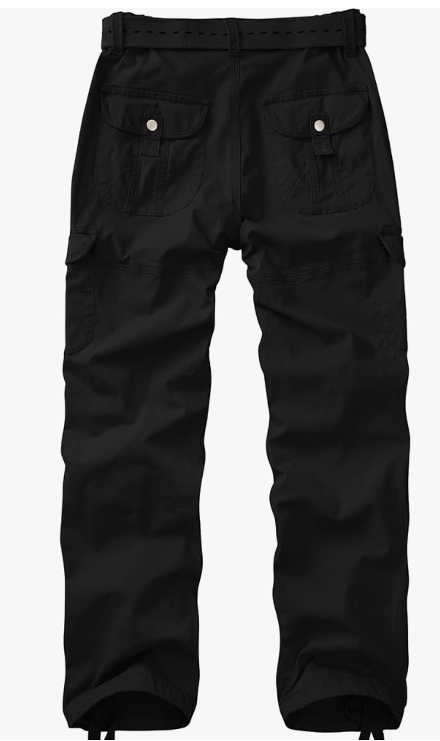 Black cargo pants