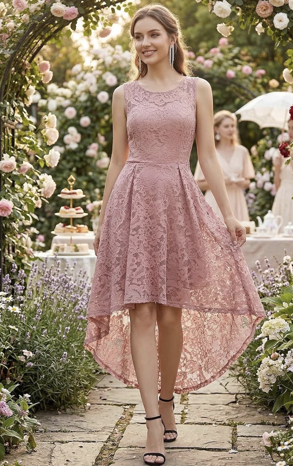 Blush cocktail dress