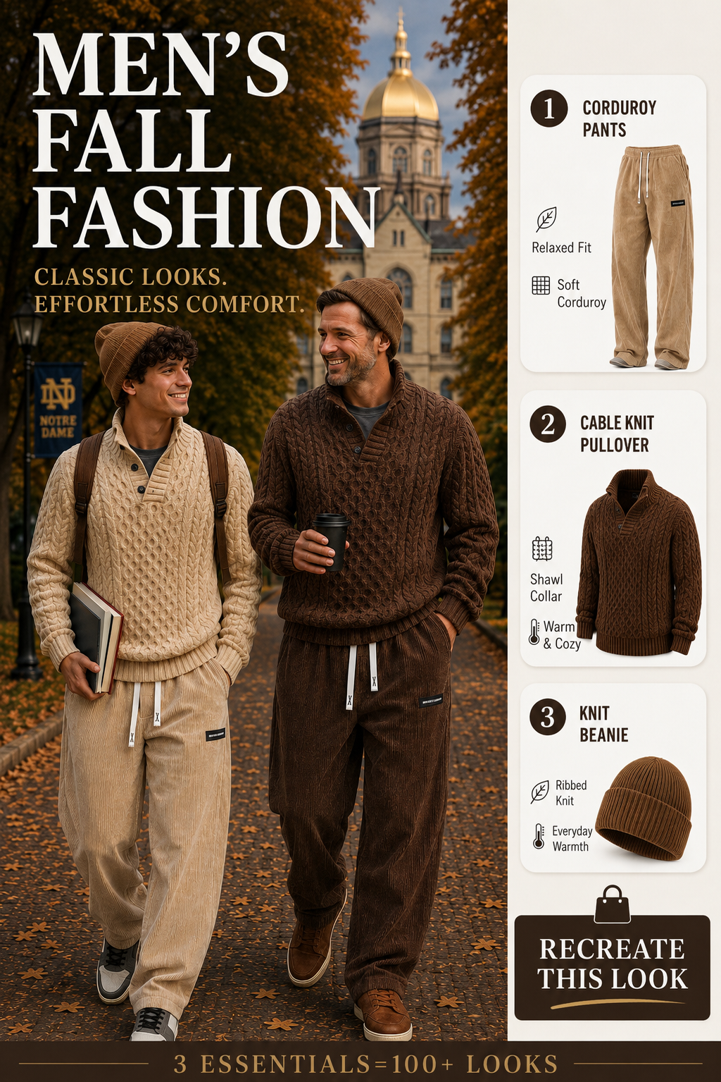 Men's fall fashion editorial